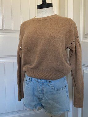 Berenice | Studded Wool & Cashmere Blend Sweater